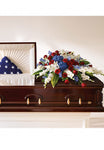 Distinguished Service Casket Spray - All About Flowers 